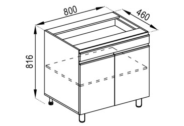 Фото Н 80 ДШ LUX Софи Svit Mebliv