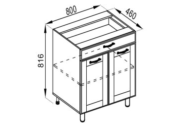 Image Н 80 ДШ LUX Доминика Svit Mebliv