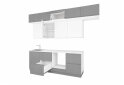 Изображение 3 - Кухня Вип-Мастер Интерно Люкс / Interno Luxe 240 см, серый мат / белый мат
