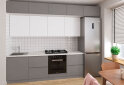 Изображение 1 - Кухня Вип-Мастер Интерно Люкс / Interno Luxe 240 см, серый мат / белый мат