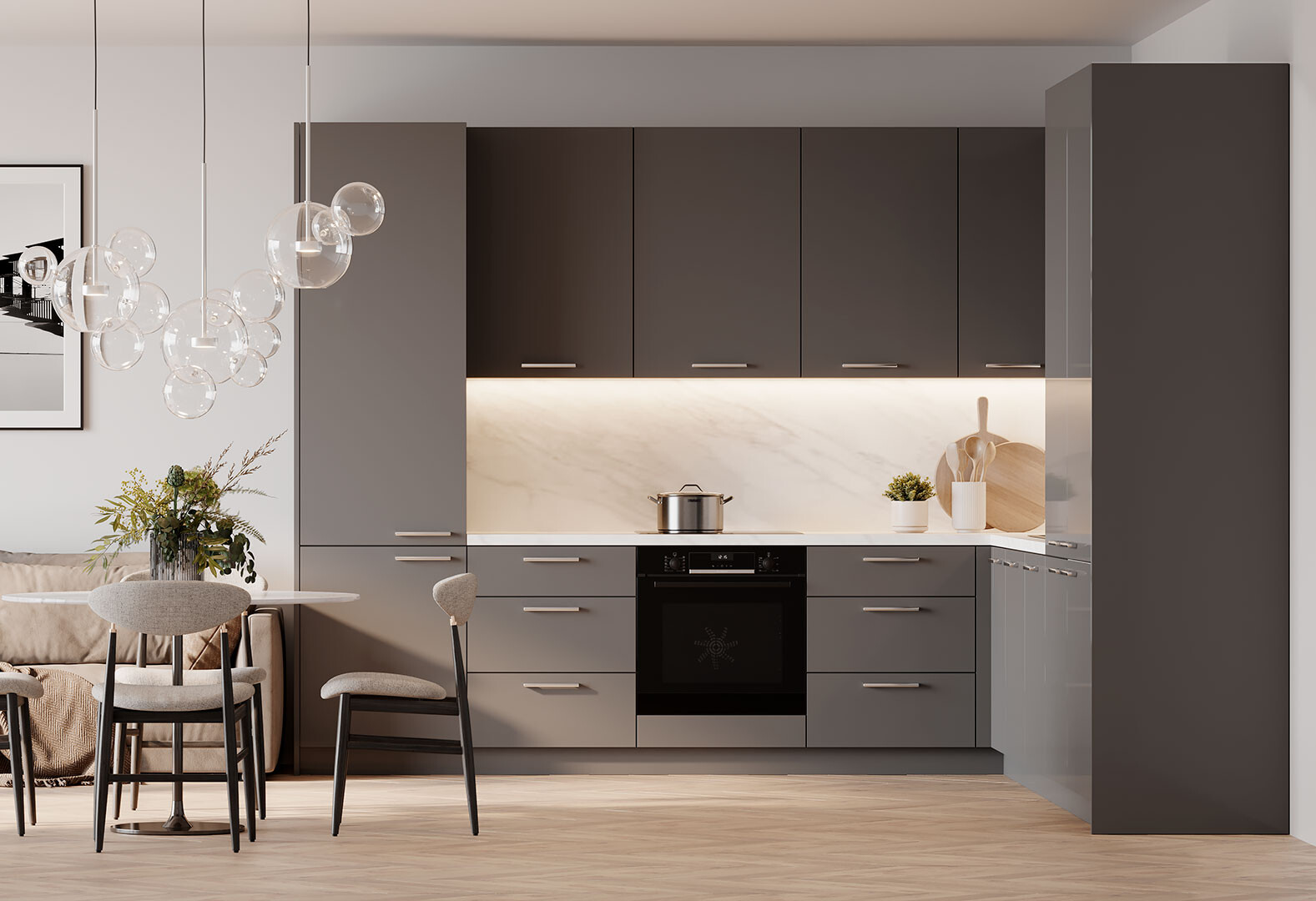 Фото 1 - Модульная кухня Глори / Glory МироМарк