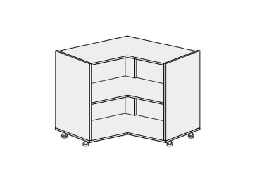 Фото Корпус Угол Н 90° 2дв 1050х1050 820мм