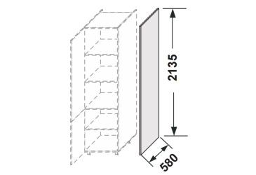 Фото Боковая панель пенал 2140мм