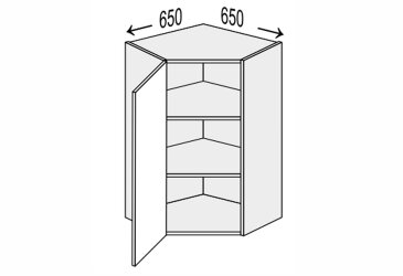 Image Верх Кут В 45°/900 (650х650) 1дв Лео / Leo MiroMark
