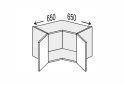 Image 1 - Верх Угол В 90°/360 2дв Лео / Leo МироМарк