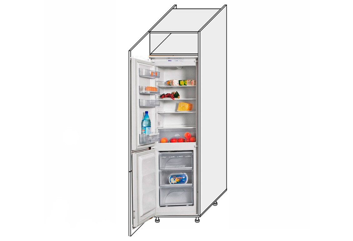 Фото Пенал 60ПХ/2320 холодильник Лео / Leo МироМарк