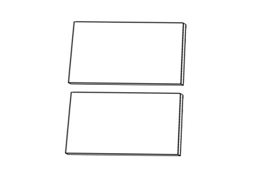 Фото Фасад 80В 2дв Газ Лифт 900мм Лео