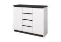 Image 1 - Комод Svit Mebliv Мия с дверками и 4 ящиками 120 см, белый/бетон темный