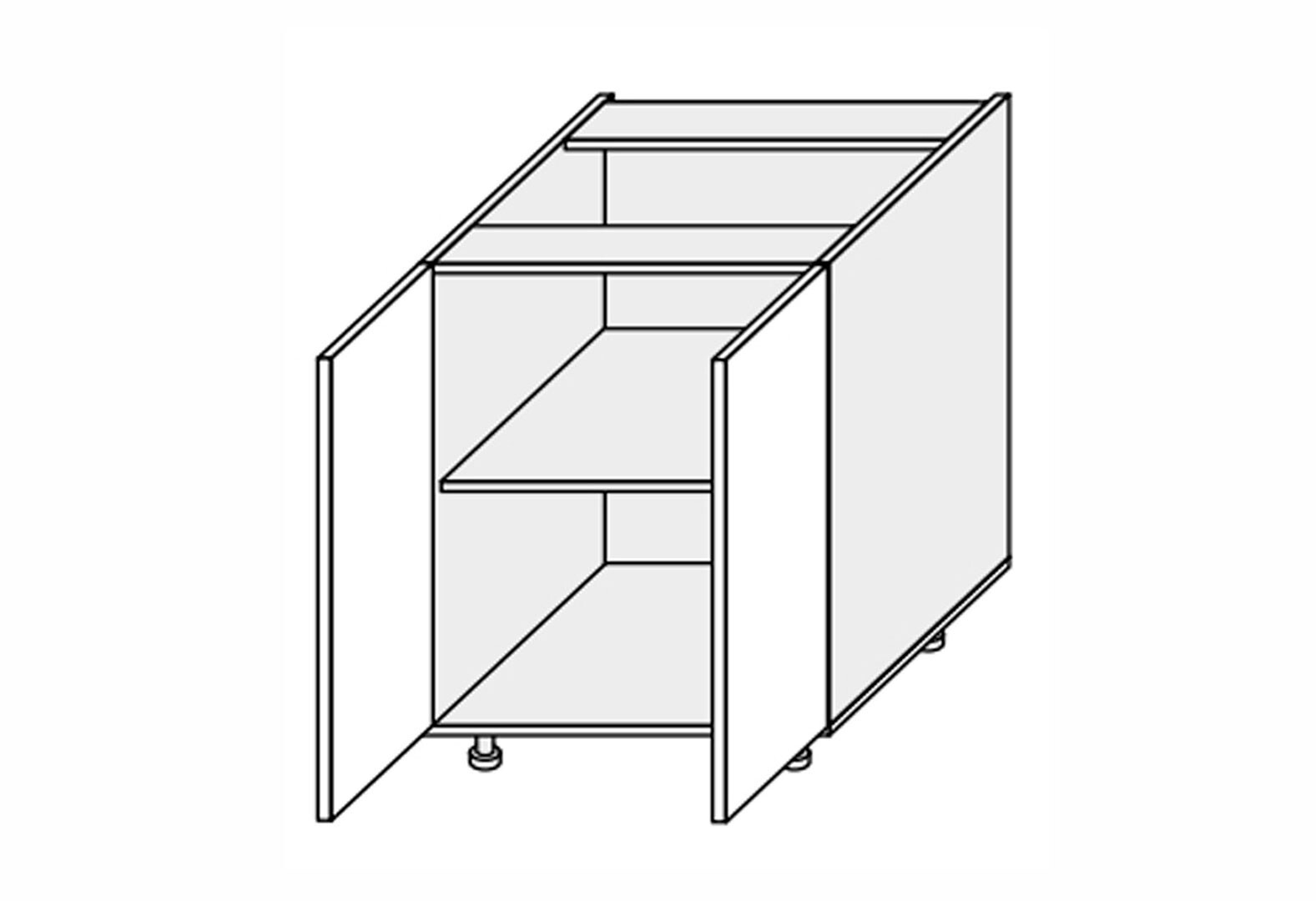 Фото 1 - Низ 80Н/820 2дв Pro Blum Миллениум / Millenium Premium МироМарк