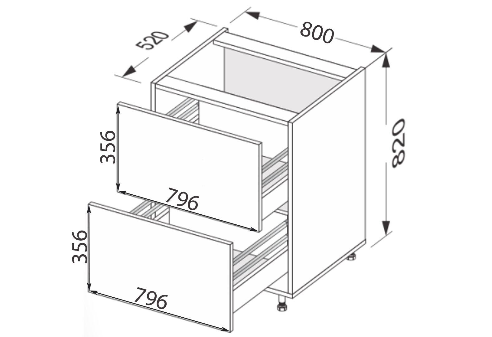 Фото 2 - Низ 80Н2ШХ/820 телескоп Pro Blum Міленіум / Millenium Premium MiroMark