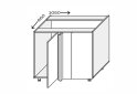 Image 1 - Низ кут Н 90°/820 1дв Pro Blum лівий Міленіум / Millenium Premium MiroMark