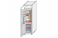 Фото 1 - Пенал 60ПХ/2140 холодильник Pro Blum лівий Міленіум / Millenium Premium MiroMark