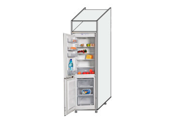 Image Пенал 60ПХ/2320 холодильник Pro Blum левый Миллениум / Millenium Premium МироМарк