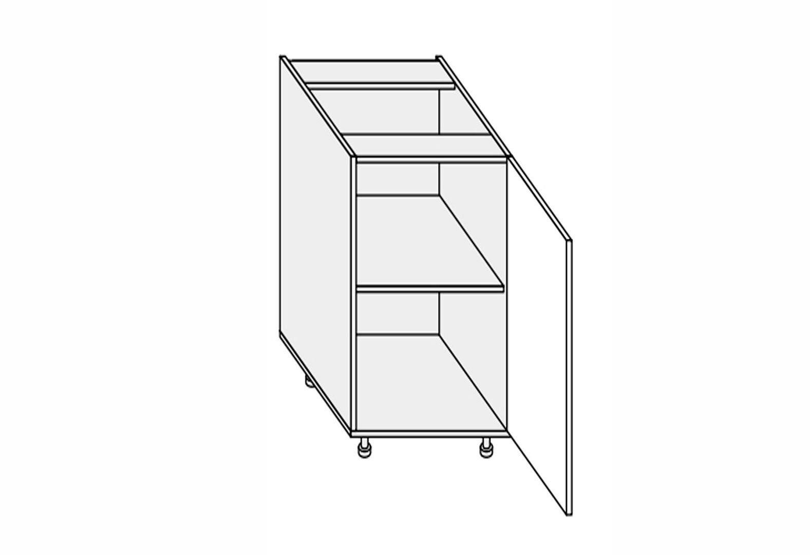 Фото 1 - Низ 20Н/820 1дв Pro Blum правая Миллениум / Millenium Premium МироМарк