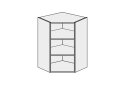 Image 1 - Корпус КутВ 45° 1дв 650х650 Pro Blum 900мм MiroMark