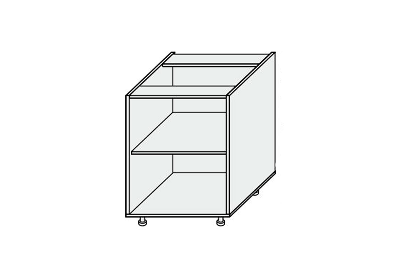 Фото 1 - Корпус 40Н 1дв Pro Blum 820мм МироМарк