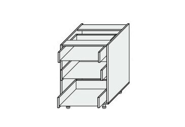 Фото Корпус 60Н 3шх Pro Hettich 820мм