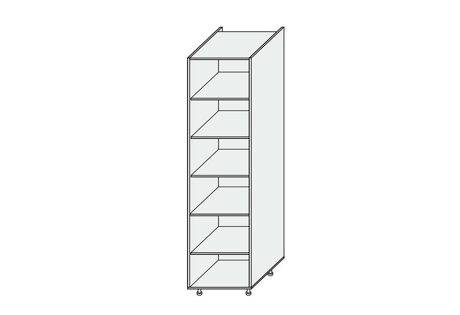 Фото 1 - Корпус Пенал 60П Pro Blum 2320мм МироМарк