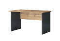 Фото 1 - Стіл письмовий для менеджера MiroMark Джуріан 139x80 см , антрацит / дуб вотан