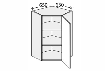 Image Верх Кут В 45°/900 1дв Pro Blum правий Міленіум / Millenium Premium MiroMark
