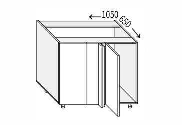 Image Низ кут Н 90°/820 1дв Pro Blum правий Міленіум / Millenium Premium MiroMark