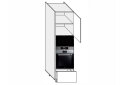 Image 1 - Пенал 60ПДМ1ШХ/2140 духовка + мікрохвильовка телескоп Pro Blum+Hettich правий Міленіум / Millenium Premium MiroMark