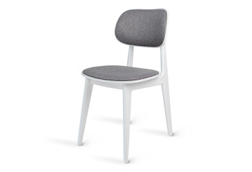 Фото Стул Pavlik Лула Софт (буковый) белый / Мальмо 90