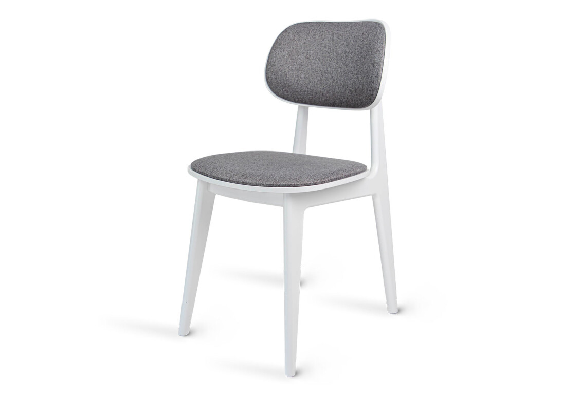 Фото Стул Pavlik Лула Софт (буковый) белый / Мальмо 90