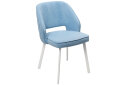 Изображение 4 - Стул кухонный Bjorn Андре 53x60x84 см мягкий, голубой Uttario Velvet 2960, опора белая