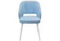Изображение 3 - Стул кухонный Bjorn Андре 53x60x84 см мягкий, голубой Uttario Velvet 2960, опора белая