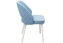 Изображение 2 - Стул кухонный Bjorn Андре 53x60x84 см мягкий, голубой Uttario Velvet 2960, опора белая