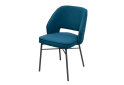 Изображение 1 - Стул кухонный Bjorn Андре 53x60x84 см мягкий, синий Uttario Velvet 2968, опора черная