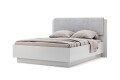 Фото 1 - Кровать МироМарк Меги / Megy подъёмная с каркасом 180x200 см глянец серый шиншилла