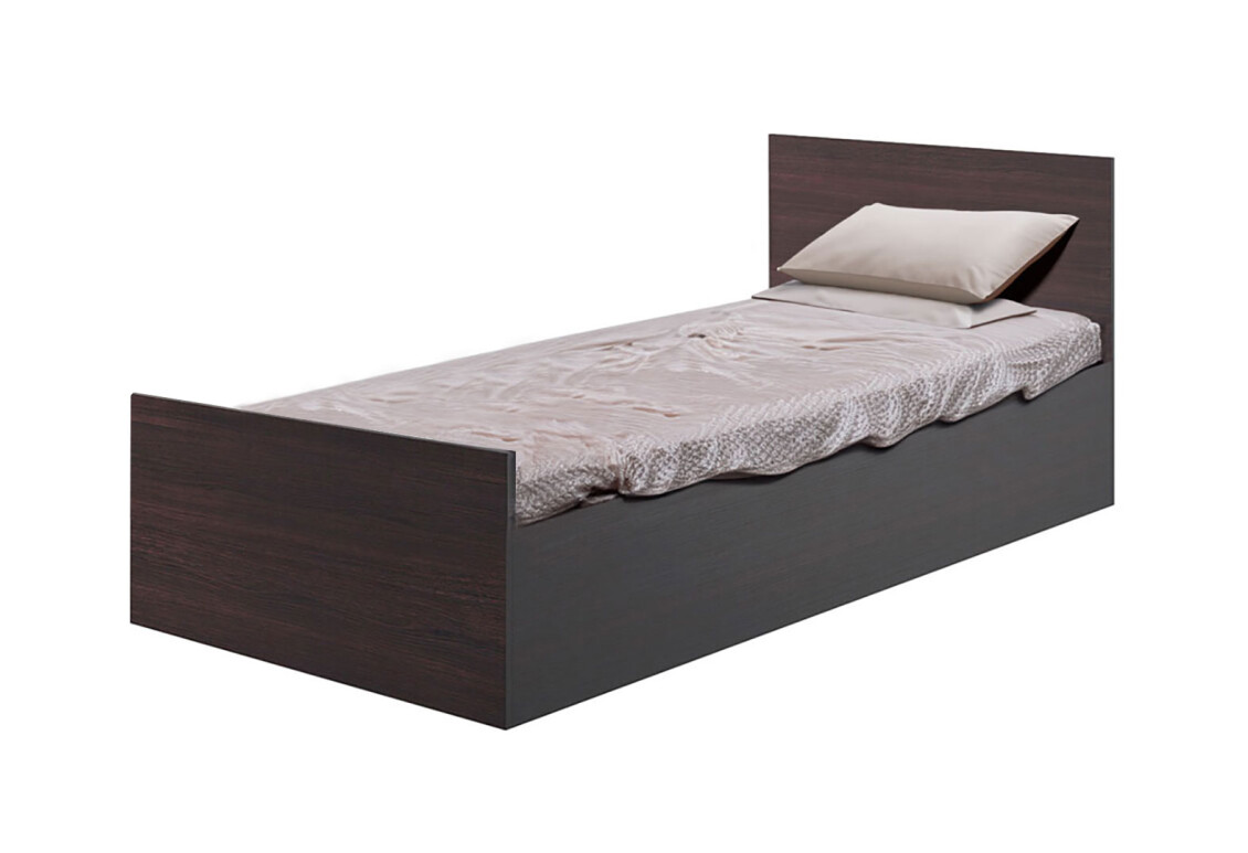 Фото Ліжко Київський стандарт Е 1.0 90х200 см, венге