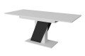 Фото 3 - Стол обеденный Неман Теч 140x80 см раскладной, белый / графит