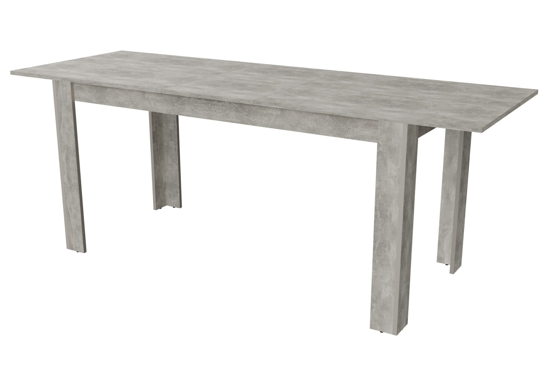 Фото 2 - Стол обеденный Неман Грон 156x68 см раскладной, бетон