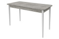 Фото 1 - Стол обеденный Неман Моно 118x58 см, бетон / белый