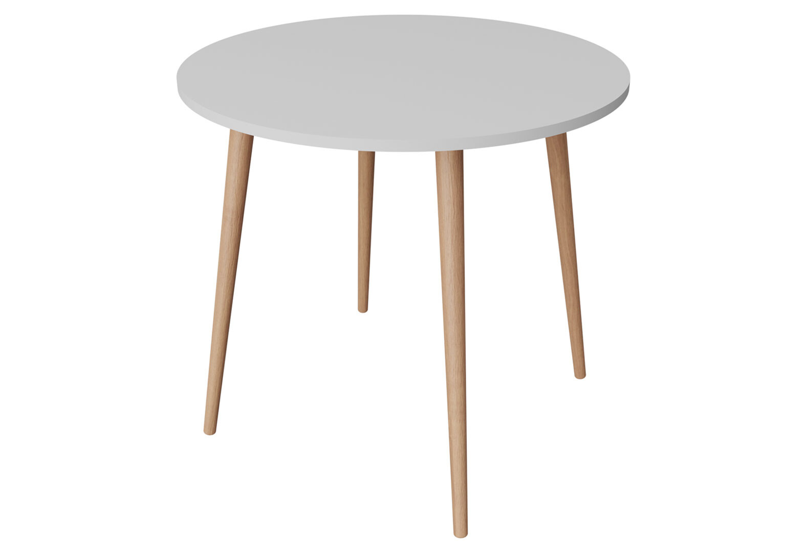 Фото 1 - Стол обеденный Неман Сет 4 78x78 см, белый / ольха (лак)