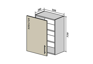 Фото В5 Тумба 1Д 50 Моно Вип-Мастер