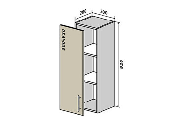 Фото В42 Тумба 1Д 30 Моно Вип-Мастер