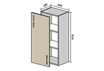 Фото В43 Тумба 1Д 40 Моно Вип-Мастер