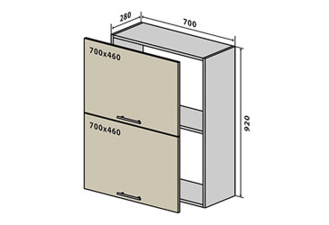 Фото В91 Тумба 2Д 70 Моно Вип-Мастер