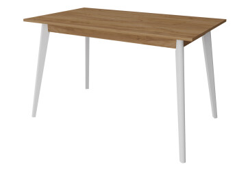 Фото Стол обеденный Неман Бон ДСП 118x68 см, дуб крафт золотой / белый