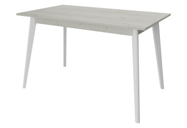 Фото Стол обеденный Неман Бон ДСП 138x78 см, дуб крафт белый / белый