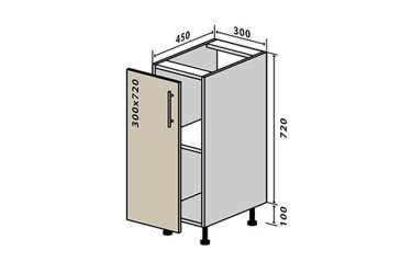 Фото Н2 Тумба 1Д 30