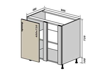 Фото Н16 Заглушка 1Д 88 Моно Вип-Мастер