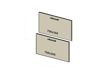 Фото Фасад ф ш 700 (1+1) Моно