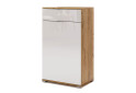 Фото 1 - Комод MiroMark Асті 1-дверний з 1 шухлядою 60 см Дуб крафт/Білий