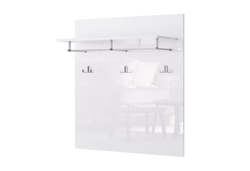 Фото Вешалка MiroMark Аманда 90 см, глянец белый