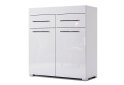 Image 1 - Комод MiroMark Аманда 2-дверный с 2 ящиками 90 см, глянец белый